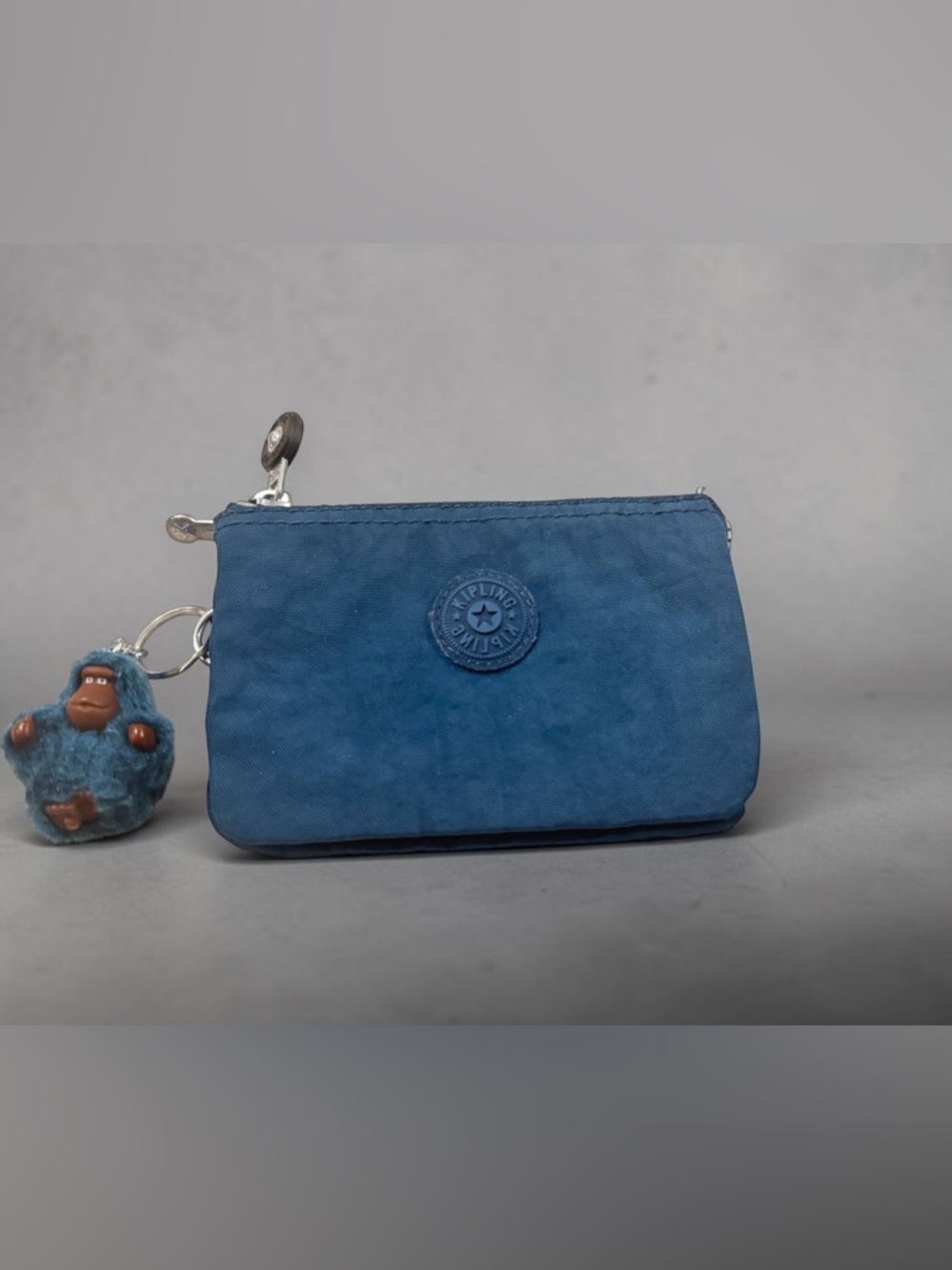 Pre-owned Kipling Creativity Small Pouch with keychain